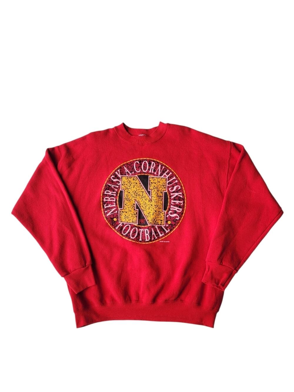 Vintage Nebraska Cornhuskers Sweatshirt Adult XL Crewneck 90s